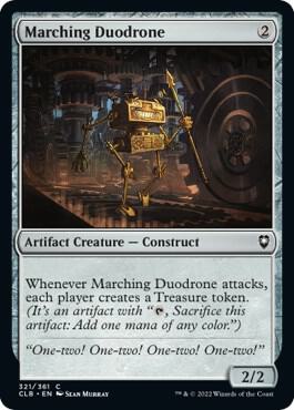 Marching Duodrone 321 card from Commander Legends: Battle for Baldur's Gate