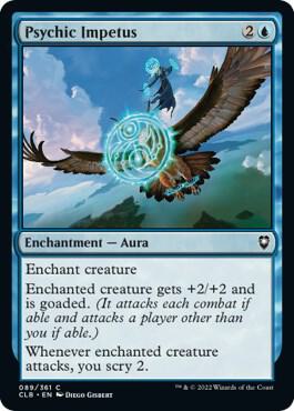 Psychic Impetus 89 card from Commander Legends: Battle for Baldur's Gate