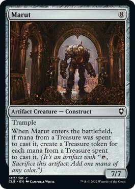 Marut 322 card from Commander Legends: Battle for Baldur's Gate