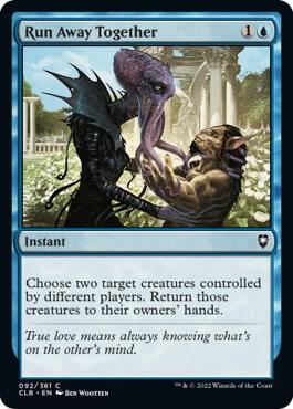 Run Away Together 92 card from Commander Legends: Battle for Baldur's Gate