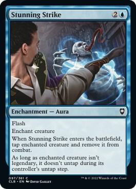 Stunning Strike 97 card from Commander Legends: Battle for Baldur's Gate