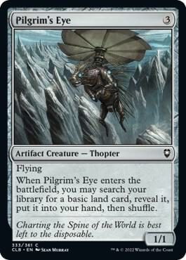 Pilgrim's Eye 333 card from Commander Legends: Battle for Baldur's Gate