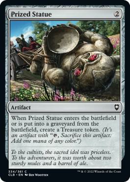 Prized Statue 334 card from Commander Legends: Battle for Baldur's Gate
