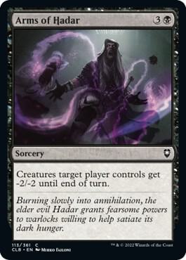 Arms of Hadar 113 card from Commander Legends: Battle for Baldur's Gate