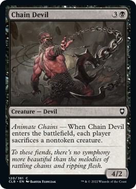 Chain Devil 120 card from Commander Legends: Battle for Baldur's Gate
