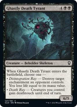 Ghastly Death Tyrant 127 card from Commander Legends: Battle for Baldur's Gate