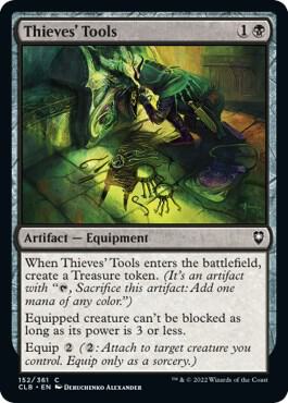 Thieves' Tools 152 card from Commander Legends: Battle for Baldur's Gate