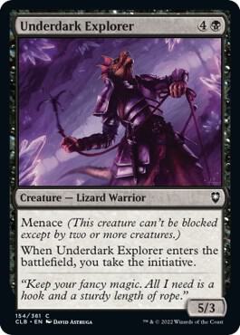 Underdark Explorer 154 card from Commander Legends: Battle for Baldur's Gate