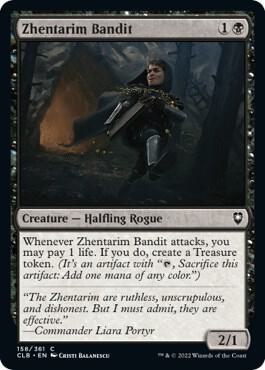 Zhentarim Bandit 158 card from Commander Legends: Battle for Baldur's Gate