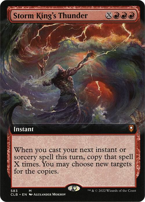 Storm King's Thunder (Extended Art) 583 card from Commander Legends: Battle for Baldur's Gate