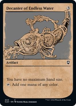Decanter of Endless Water (Showcase) 444 card from Commander Legends: Battle for Baldur's Gate
