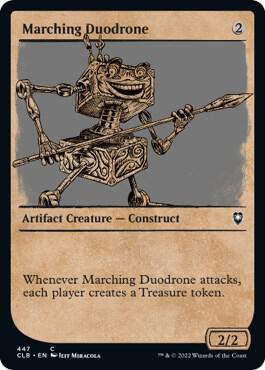 Marching Duodrone (Showcase) 447 card from Commander Legends: Battle for Baldur's Gate