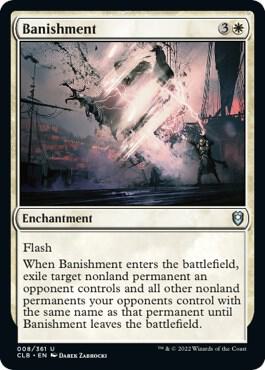 Banishment 8 card from Commander Legends: Battle for Baldur's Gate