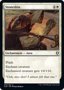 Stoneskin 45 card from Commander Legends: Battle for Baldur's Gate