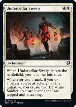 Undercellar Sweep 47 card from Commander Legends: Battle for Baldur's Gate