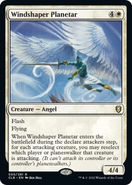Windshaper Planetar 50 card from Commander Legends: Battle for Baldur's Gate