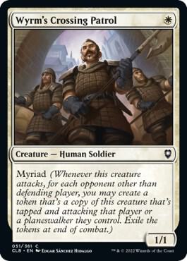 Wyrm's Crossing Patrol 51 card from Commander Legends: Battle for Baldur's Gate