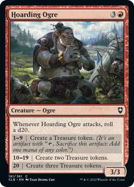 Hoarding Ogre 181 card from Commander Legends: Battle for Baldur's Gate