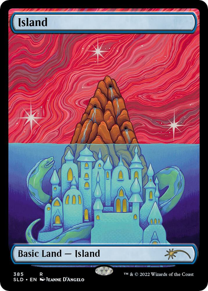 Island 385 card from Secret Lair Drop Series