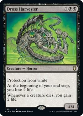 Dross Harvester 750 card from Commander Legends: Battle for Baldur's Gate