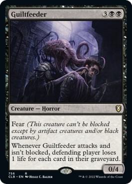Guiltfeeder 756 card from Commander Legends: Battle for Baldur's Gate