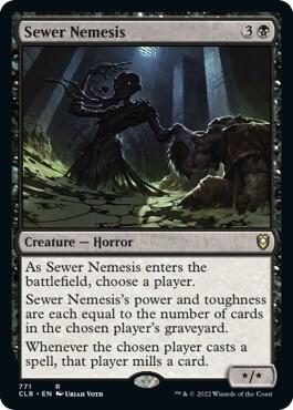 Sewer Nemesis 771 card from Commander Legends: Battle for Baldur's Gate