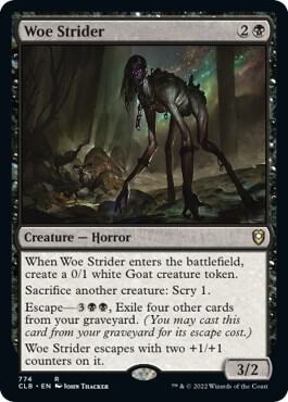 Woe Strider 774 card from Commander Legends: Battle for Baldur's Gate