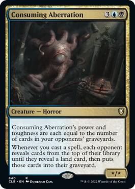 Consuming Aberration 840 card from Commander Legends: Battle for Baldur's Gate