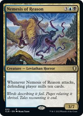 Nemesis of Reason 850 card from Commander Legends: Battle for Baldur's Gate
