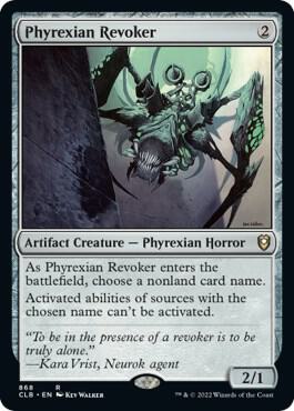 Phyrexian Revoker 868 card from Commander Legends: Battle for Baldur's Gate