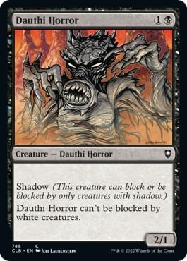 Dauthi Horror 748 card from Commander Legends: Battle for Baldur's Gate