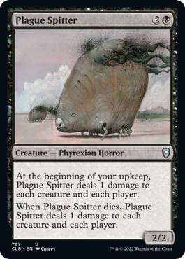 Plague Spitter 767 card from Commander Legends: Battle for Baldur's Gate