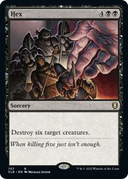 Hex 757 card from Commander Legends: Battle for Baldur's Gate