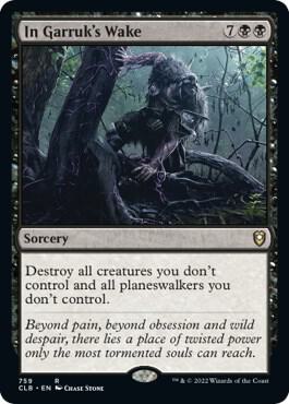 In Garruk's Wake 759 card from Commander Legends: Battle for Baldur's Gate