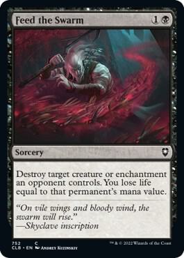 Feed the Swarm 752 card from Commander Legends: Battle for Baldur's Gate