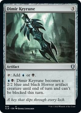 Dimir Keyrune 856 card from Commander Legends: Battle for Baldur's Gate