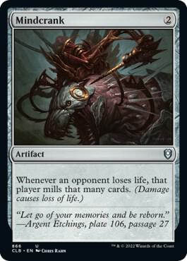 Mindcrank 866 card from Commander Legends: Battle for Baldur's Gate