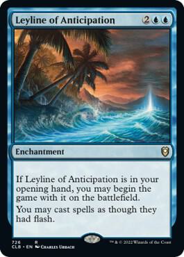 Leyline of Anticipation 726 card from Commander Legends: Battle for Baldur's Gate