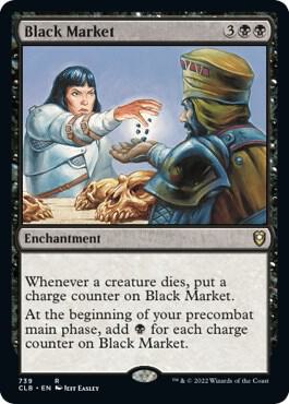 Black Market 739 card from Commander Legends: Battle for Baldur's Gate