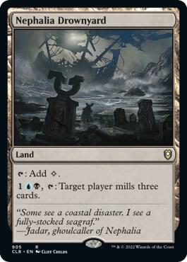 Nephalia Drownyard 905 card from Commander Legends: Battle for Baldur's Gate