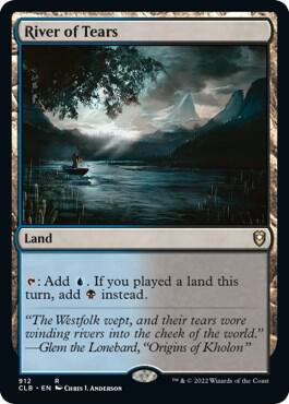River of Tears 912 card from Commander Legends: Battle for Baldur's Gate