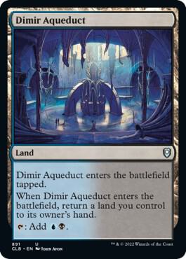 Dimir Aqueduct 891 card from Commander Legends: Battle for Baldur's Gate