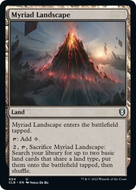 Myriad Landscape 904 card from Commander Legends: Battle for Baldur's Gate