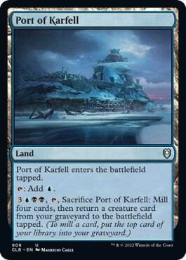 Port of Karfell 908 card from Commander Legends: Battle for Baldur's Gate