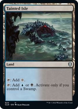 Tainted Isle 920 card from Commander Legends: Battle for Baldur's Gate