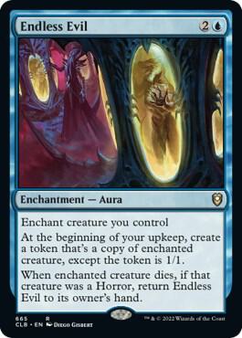 Endless Evil 665 card from Commander Legends: Battle for Baldur's Gate