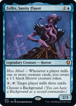 Zellix, Sanity Flayer 652 card from Commander Legends: Battle for Baldur's Gate