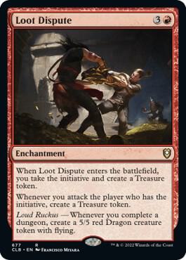 Loot Dispute 677 card from Commander Legends: Battle for Baldur's Gate