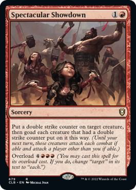 Spectacular Showdown 679 card from Commander Legends: Battle for Baldur's Gate