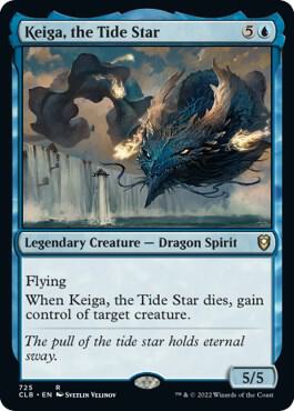 Keiga, the Tide Star 725 card from Commander Legends: Battle for Baldur's Gate
